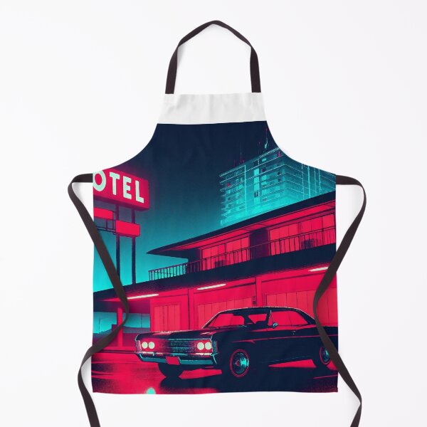 Item preview, Neo noir Sedan and Night Motel [neon noir aesthetic] designed and sold by RESToRAPTOR.