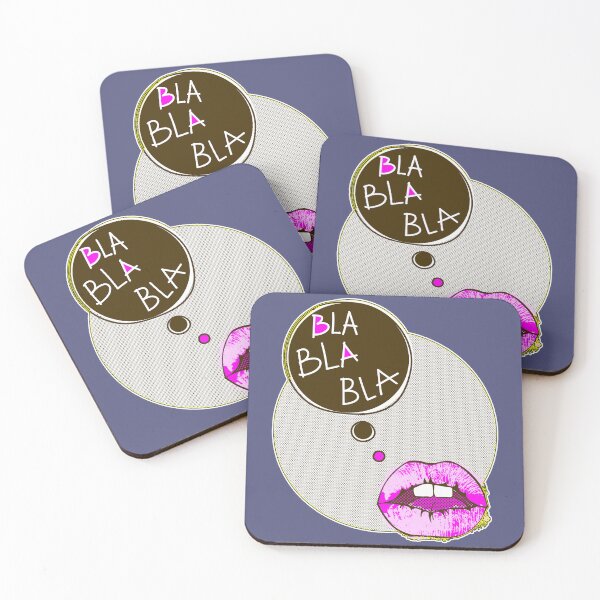 Item preview, "Mouthing Off" Blah Blah Blah Pop art Vector designed and sold by 247Trends.