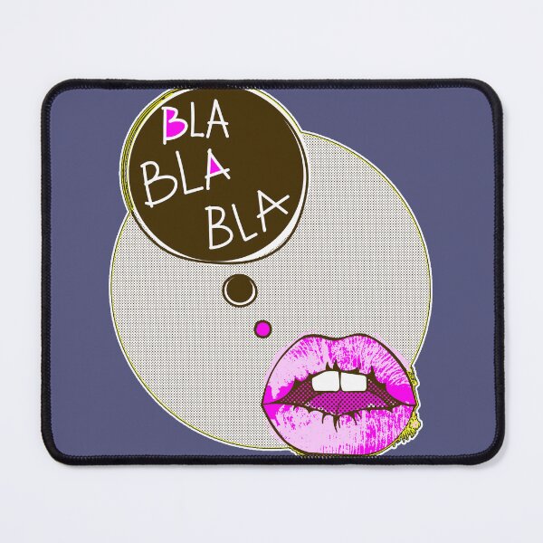 Item preview, "Mouthing Off" Blah Blah Blah Pop art Vector designed and sold by 247Trends.