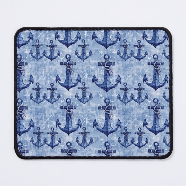 Item preview, Anchors on Blue Pattern designed and sold by Myra365Art.