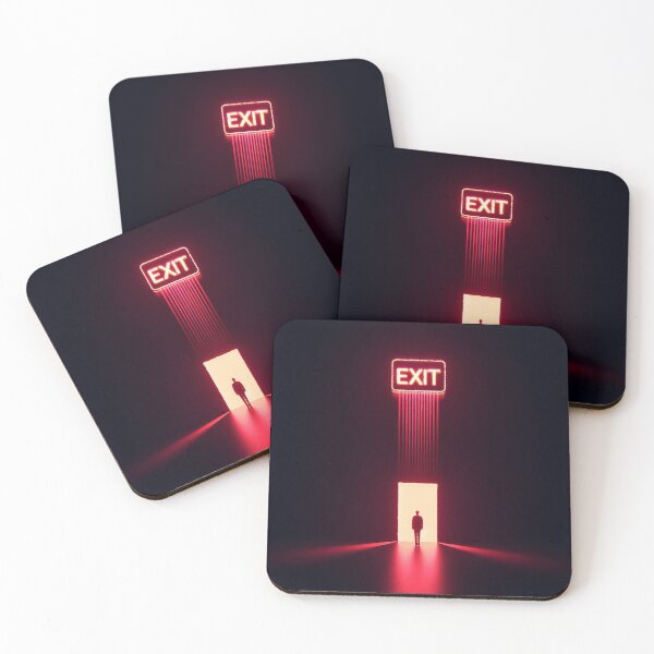 Item preview, Neon EXIT [neo noir aesthetic] designed and sold by RESToRAPTOR.