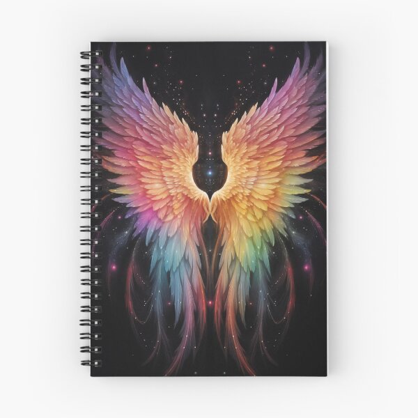 Item preview, Divine Angel wings in rainbow colours. designed and sold by ArtbyJanineTate.