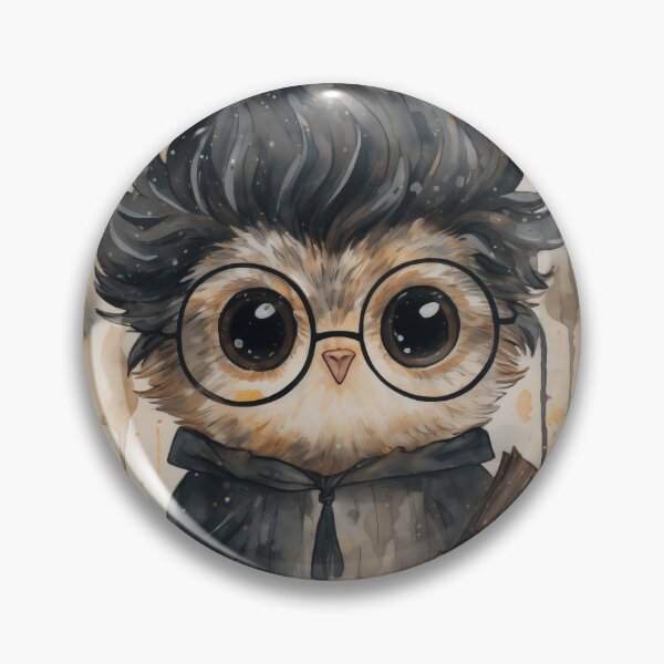 Item preview, Owl wizard painting  designed and sold by WarmHeartedArt.