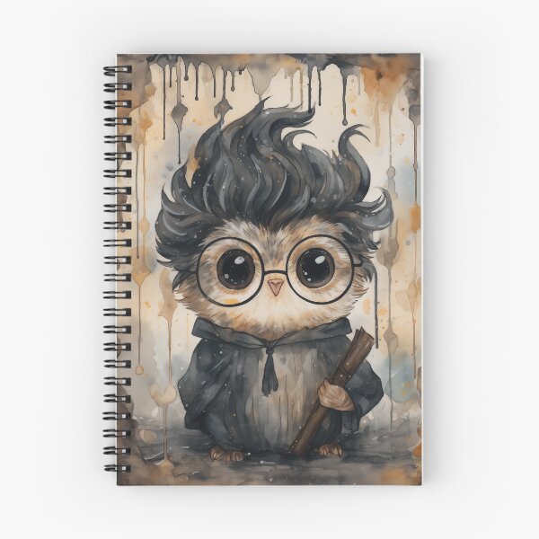 Item preview, Owl wizard painting  designed and sold by WarmHeartedArt.