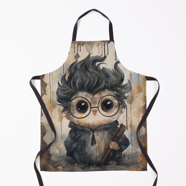 Item preview, Owl wizard painting  designed and sold by WarmHeartedArt.