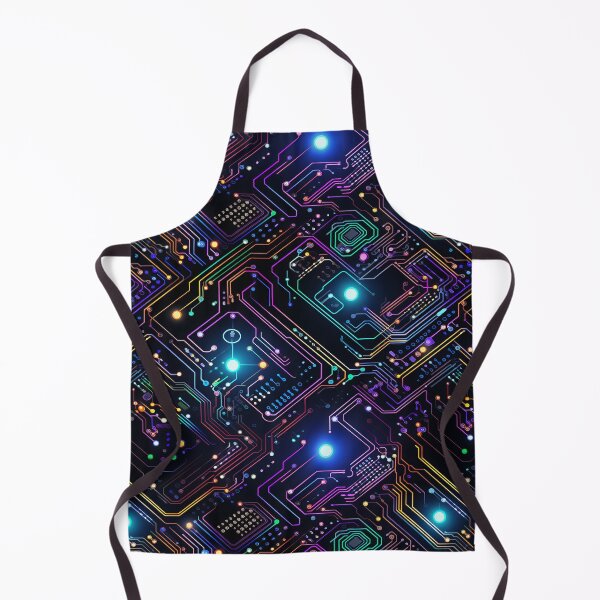 Item preview, Rainbow Circuit Board Technology Electronic Pattern  designed and sold by NikkofTime.