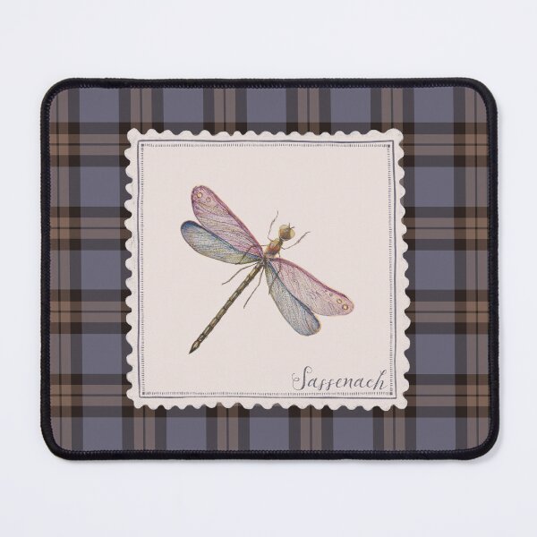Item preview, Sassenach Dragonfly Mouse Pad Inspired by Outlander designed and sold by sassysassenachs.