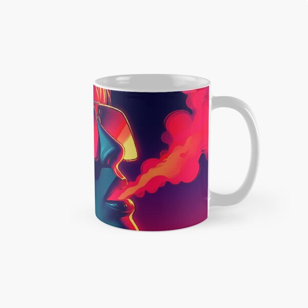 Item preview, Neon Smoky Night Girl [neo noir aesthetic] designed and sold by RESToRAPTOR.