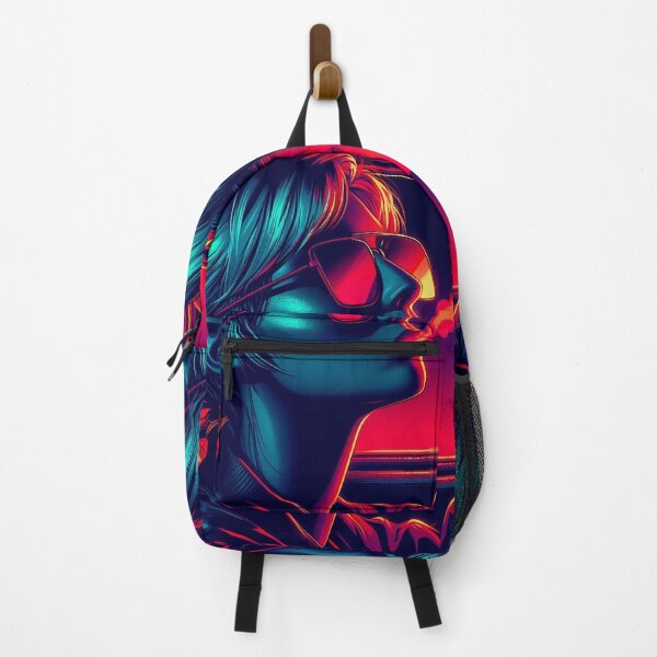 Item preview, Neon Smoky Night Girl [neo noir aesthetic] designed and sold by RESToRAPTOR.