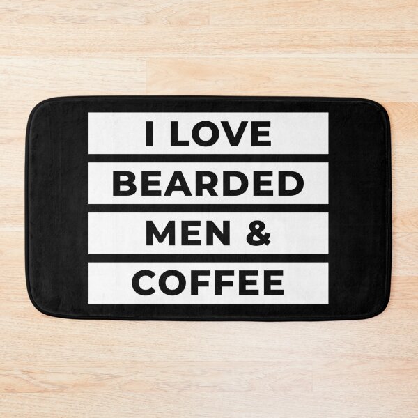 Item preview, I Love Bearded Men & Coffee T-Shirt designed and sold by Turie.