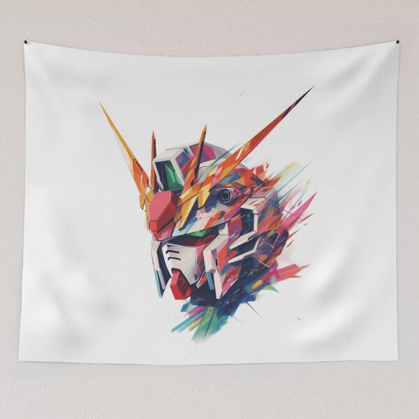 Item preview, Gundam Head Geometric Colorful designed and sold by Joyfulimaginery.