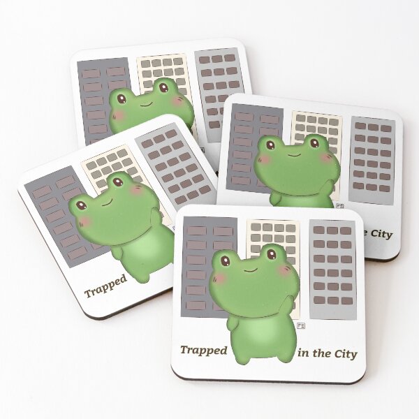 Item preview, Frog | Cute Frog - Frog lover -Trapped in the City designed and sold by FennyWijayaMomo.