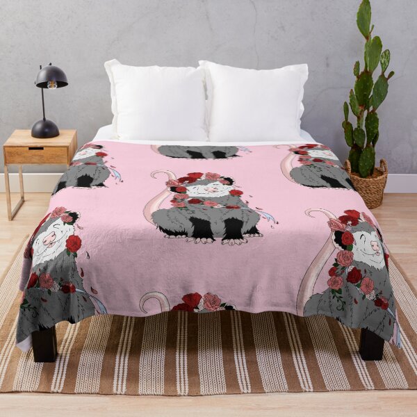 Item preview, Valentine opossum covered in roses designed and sold by christmas-lady.