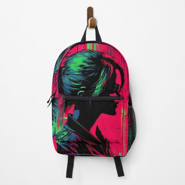 Item preview, Neon Girl Portrait [neo noir aesthetic] designed and sold by RESToRAPTOR.