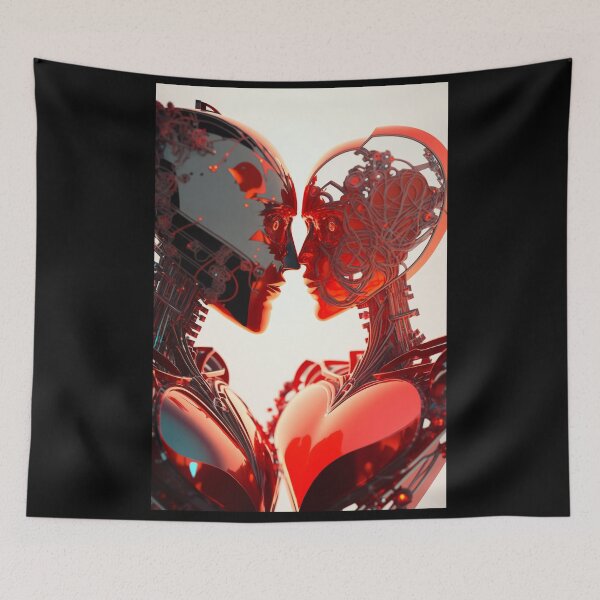 Item preview, Robotic love t-shirt 8 designed and sold by Mickeymouse2023.