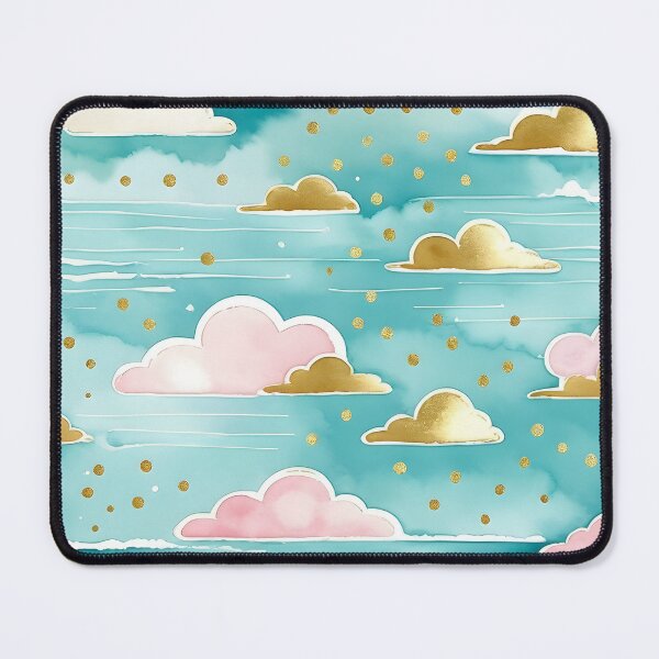 Item preview, sweet clouds pink and gold designed and sold by Naturitude.