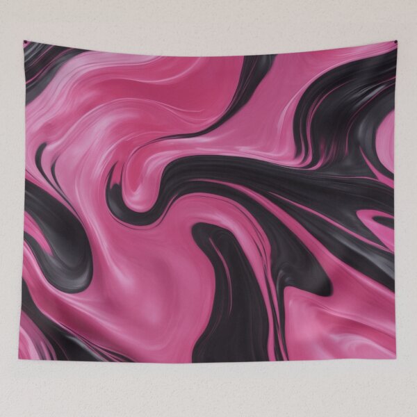 Item preview, Black And Pink Oil Paint Pattern designed and sold by DaveDango.
