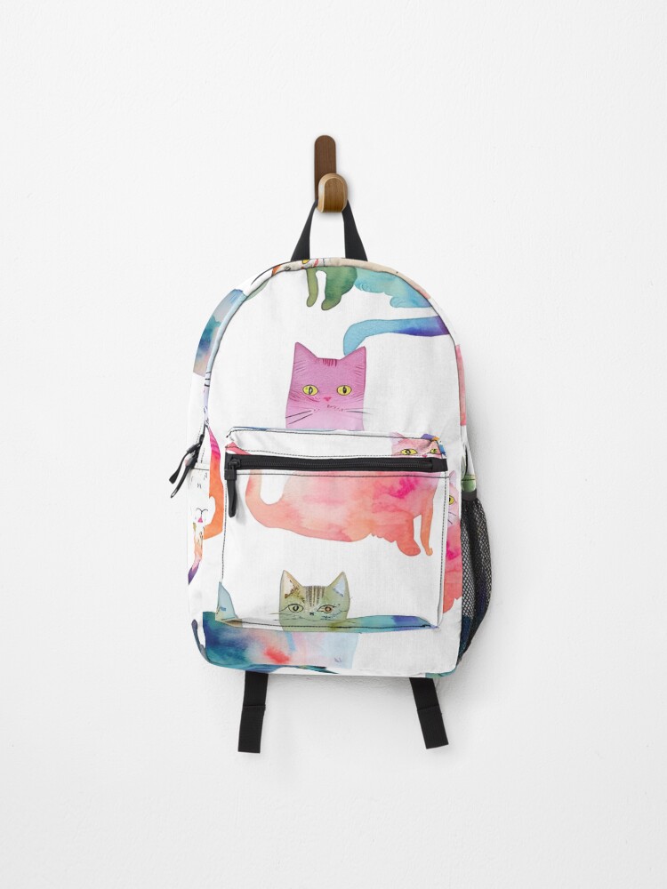 Thumbnail 1 of 3, Backpack, Laser cats designed and sold by RiawsShop.