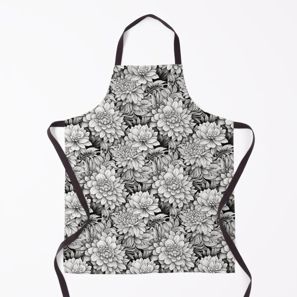 Item preview, Monochrome florals designed and sold by Passionac.