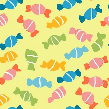 Artwork thumbnail, Candy Pattern by RiawsShop