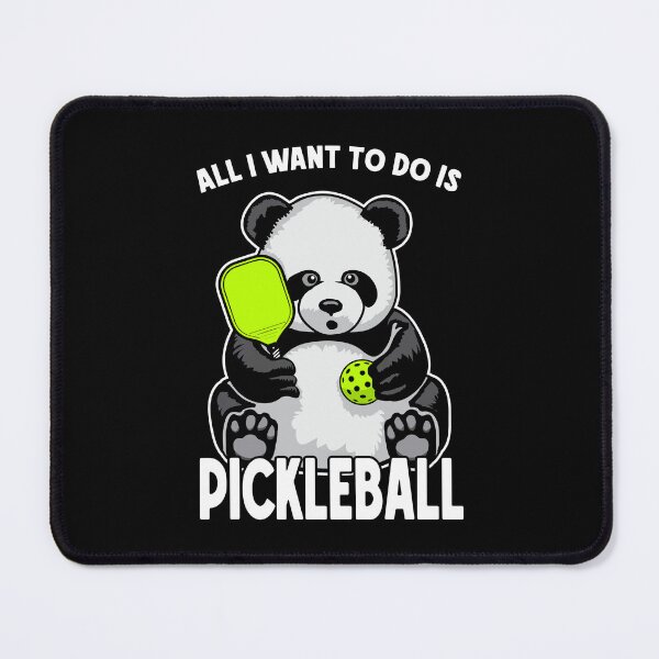 Item preview, Panda Pickleball All I Want To Do Is Cute Funny Bear Player designed and sold by GrandeDuc.