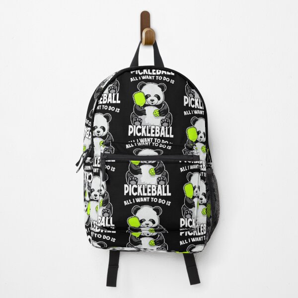 Item preview, Panda Pickleball All I Want To Do Is Cute Funny Bear Player designed and sold by GrandeDuc.