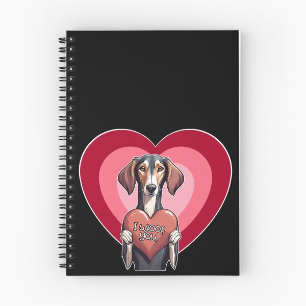 Item preview, Cute Valentine Saluki Dog  "I Woof You" - Happy Valentine's Day  designed and sold by GoodyPaws.