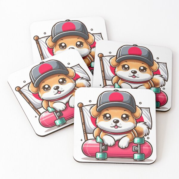 Item preview, Japan dog with skateboard designed and sold by MzulhilmiZam.