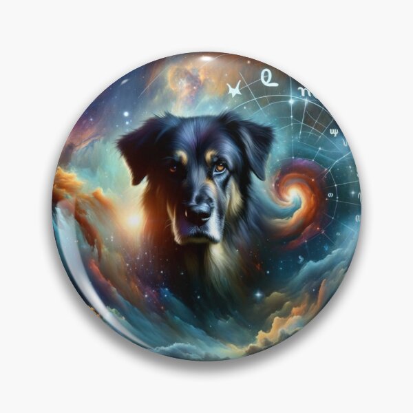 Artikelvorschau, Scorpio: Cosmic Canine of Intensity entworfen und verkauft von ZodiBlend.