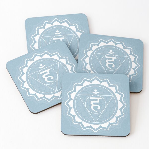 Item preview, Throat Chakra Mandala - Sky + Snow designed and sold by Irene Estelle.