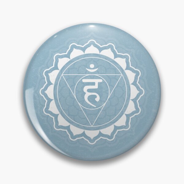 Item preview, Throat Chakra Mandala - Sky + Snow designed and sold by Irene Estelle.