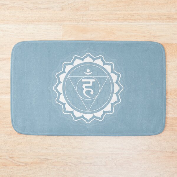 Item preview, Throat Chakra Mandala - Sky + Snow designed and sold by Irene Estelle.