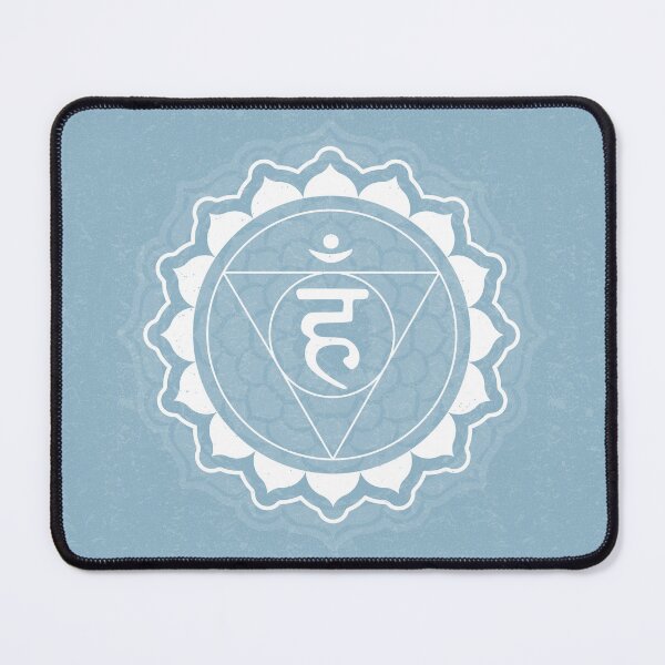 Item preview, Throat Chakra Mandala - Sky + Snow designed and sold by Irene Estelle.