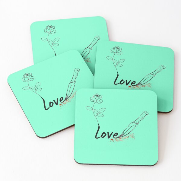 Item preview, Love - Rose and Knife designed and sold by RayAndDice.