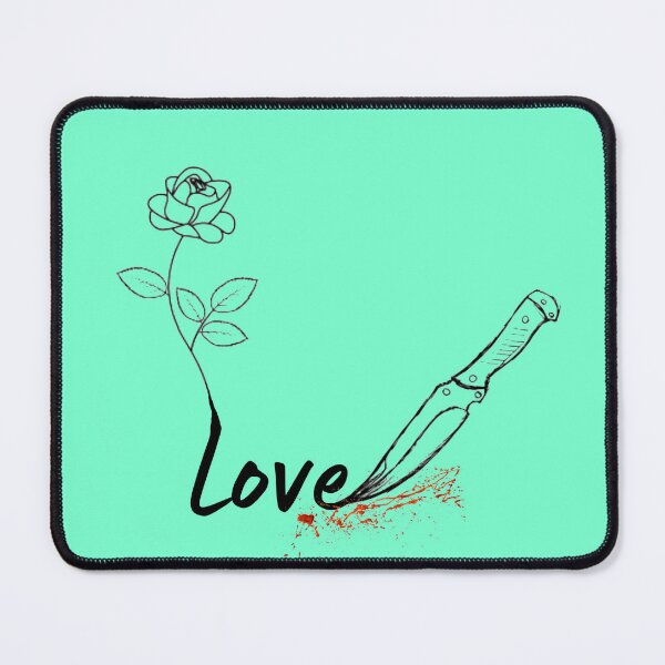 Item preview, Love - Rose and Knife designed and sold by RayAndDice.