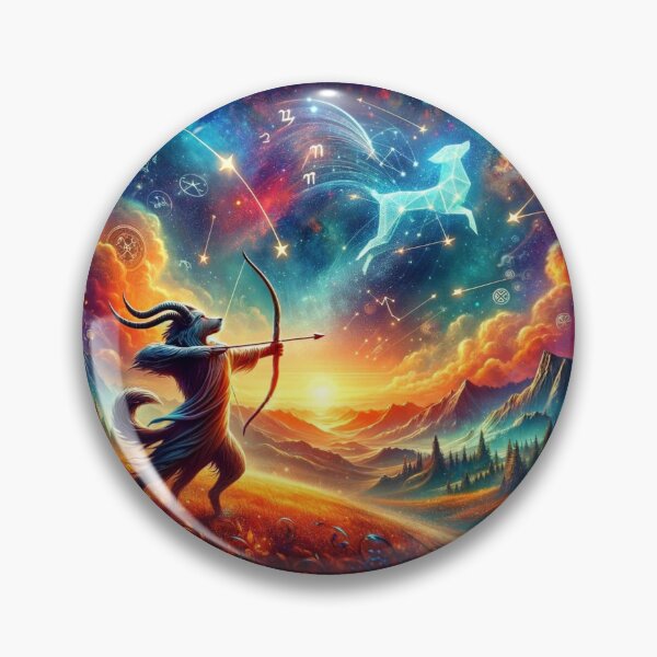 Item preview, Sagittarius: Cosmic Canine of Freedom designed and sold by ZodiBlend.