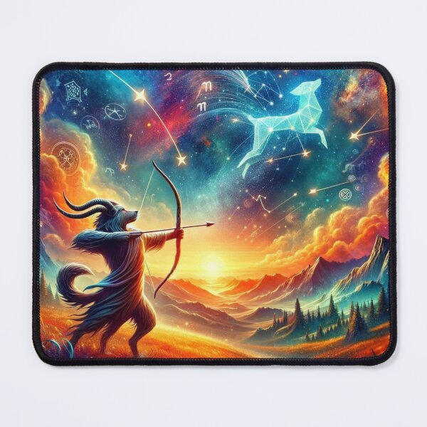 Item preview, Sagittarius: Cosmic Canine of Freedom designed and sold by ZodiBlend.