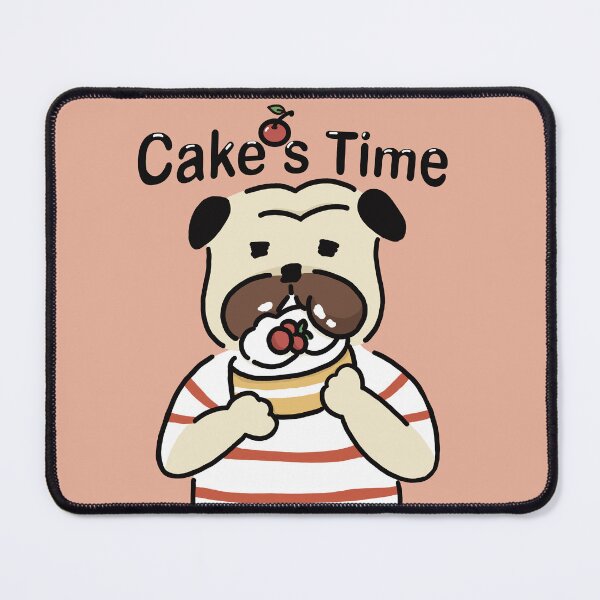 Item preview,  cartoon pug for pug lover and cake lover designed and sold by LittleAdong.