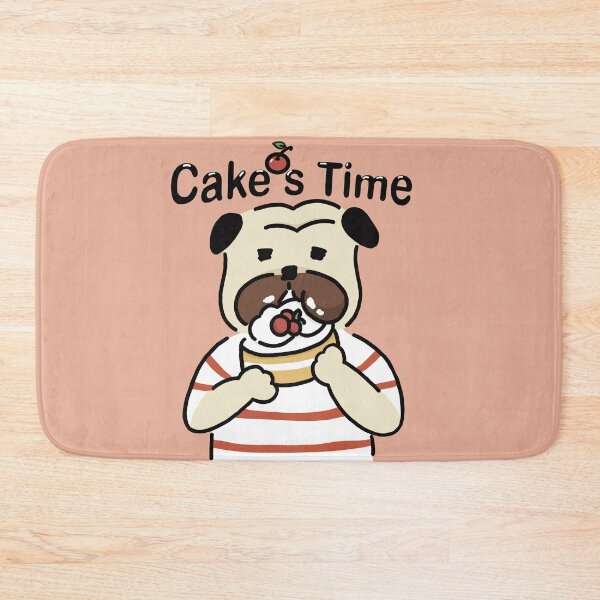 Item preview,  cartoon pug for pug lover and cake lover designed and sold by LittleAdong.