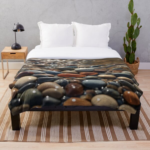 Item preview, Colour full pebbles on river designed and sold by nightspeed.