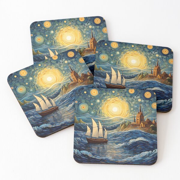 Item preview, Junk and starry night designed and sold by WarmHeartedArt.