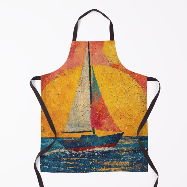 Item preview, Sailboat Sea Maritime Moon Ocean Nautical designed and sold by ArtHouseNiklas.