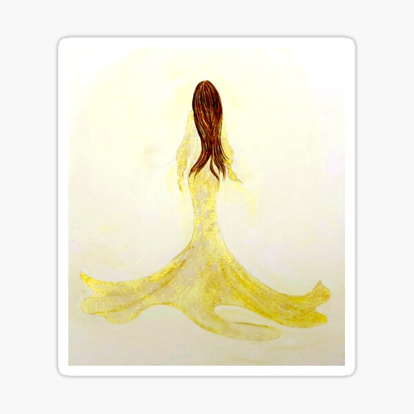 lady in Love Sticker