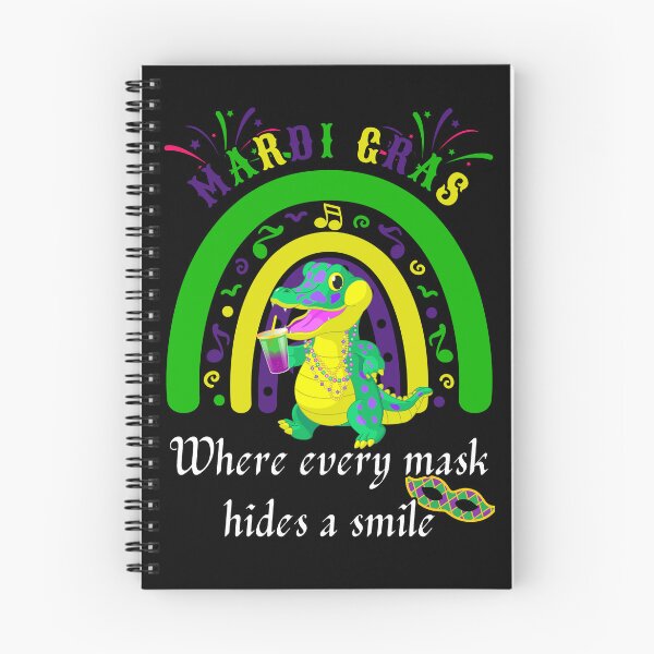 Item preview, Mardi Gras! Every Mask Hides a Smile Design designed and sold by ZenZooVibes.