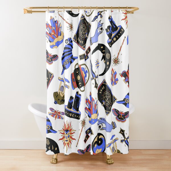 Item preview, Magical spell witch design (blue) designed and sold by Dorina Larsdotter.