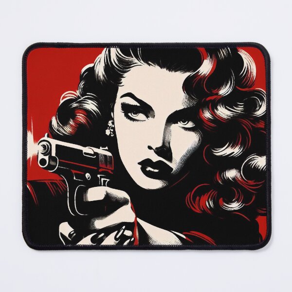 Item preview, Femme Fatale Red and Black [Noir aesthetic] designed and sold by RESToRAPTOR.