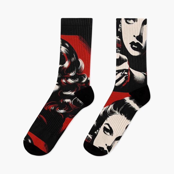 Item preview, Femme Fatale Red and Black [Noir aesthetic] designed and sold by RESToRAPTOR.