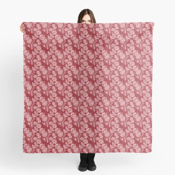 Item preview, Pink Floral on Red Digital Paper Pattern designed and sold by Neptune Dreamer.