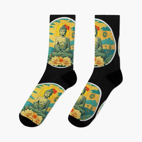 Item preview, Lotus Position Buddha on a Hawaiian Beach with Ocean Waves designed and sold by NautiChic.