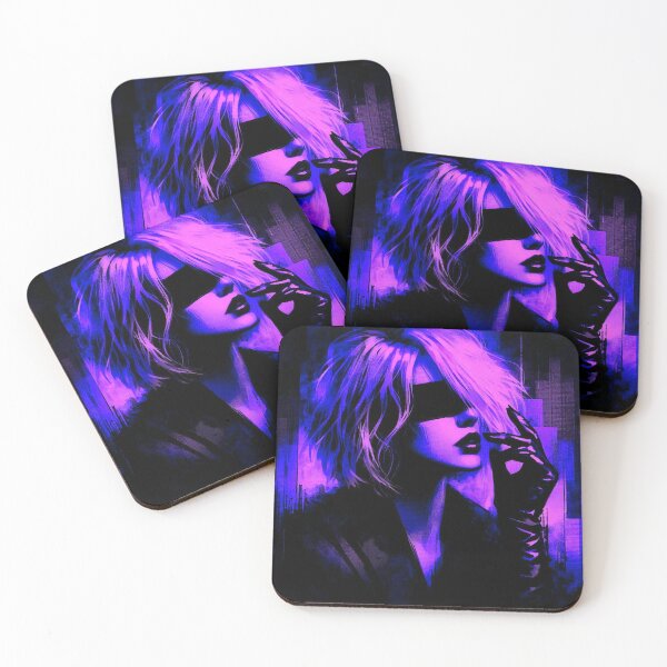 Item preview, Neon Hidden Eyes Woman [neo noir aesthetic] designed and sold by RESToRAPTOR.
